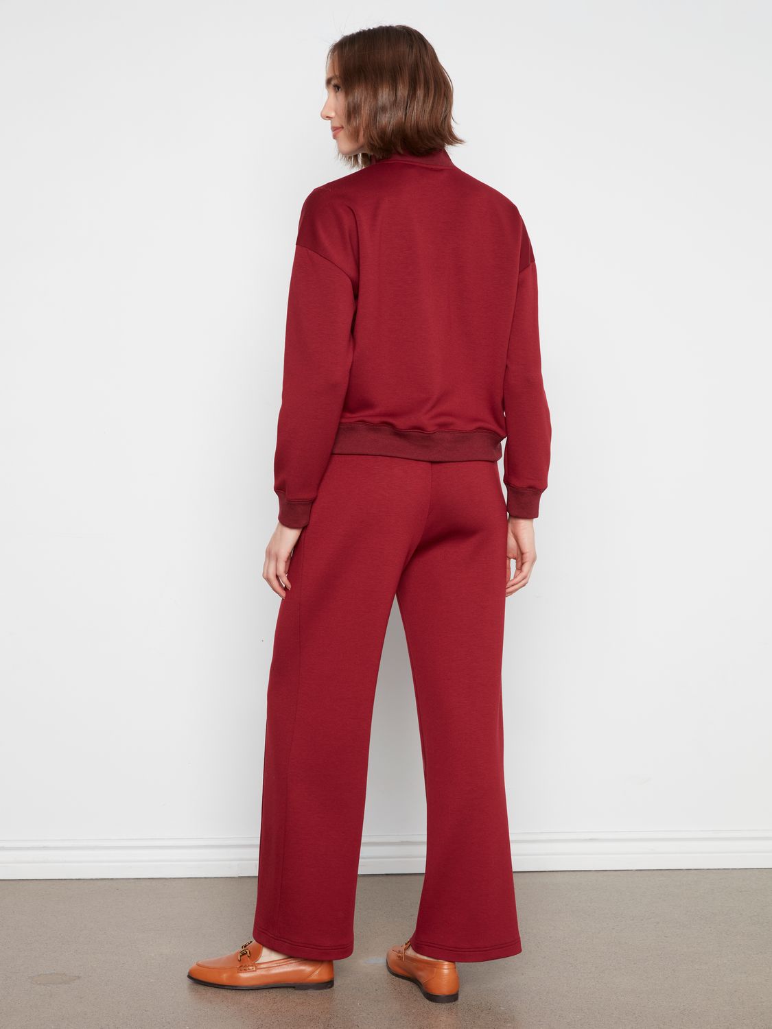 Pant wide leg Pin tuck