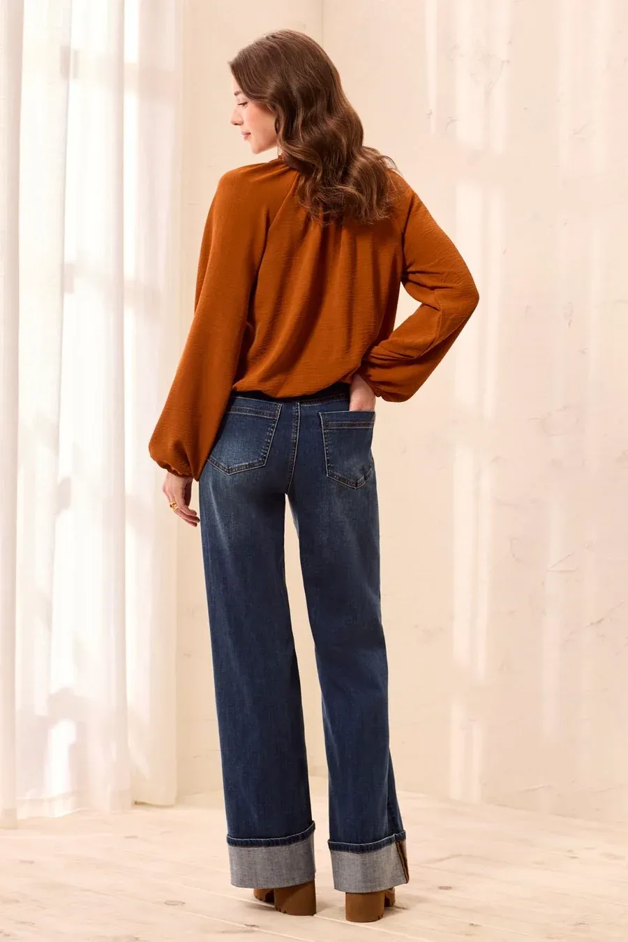 Jean Brooke Palazzo with Cuff