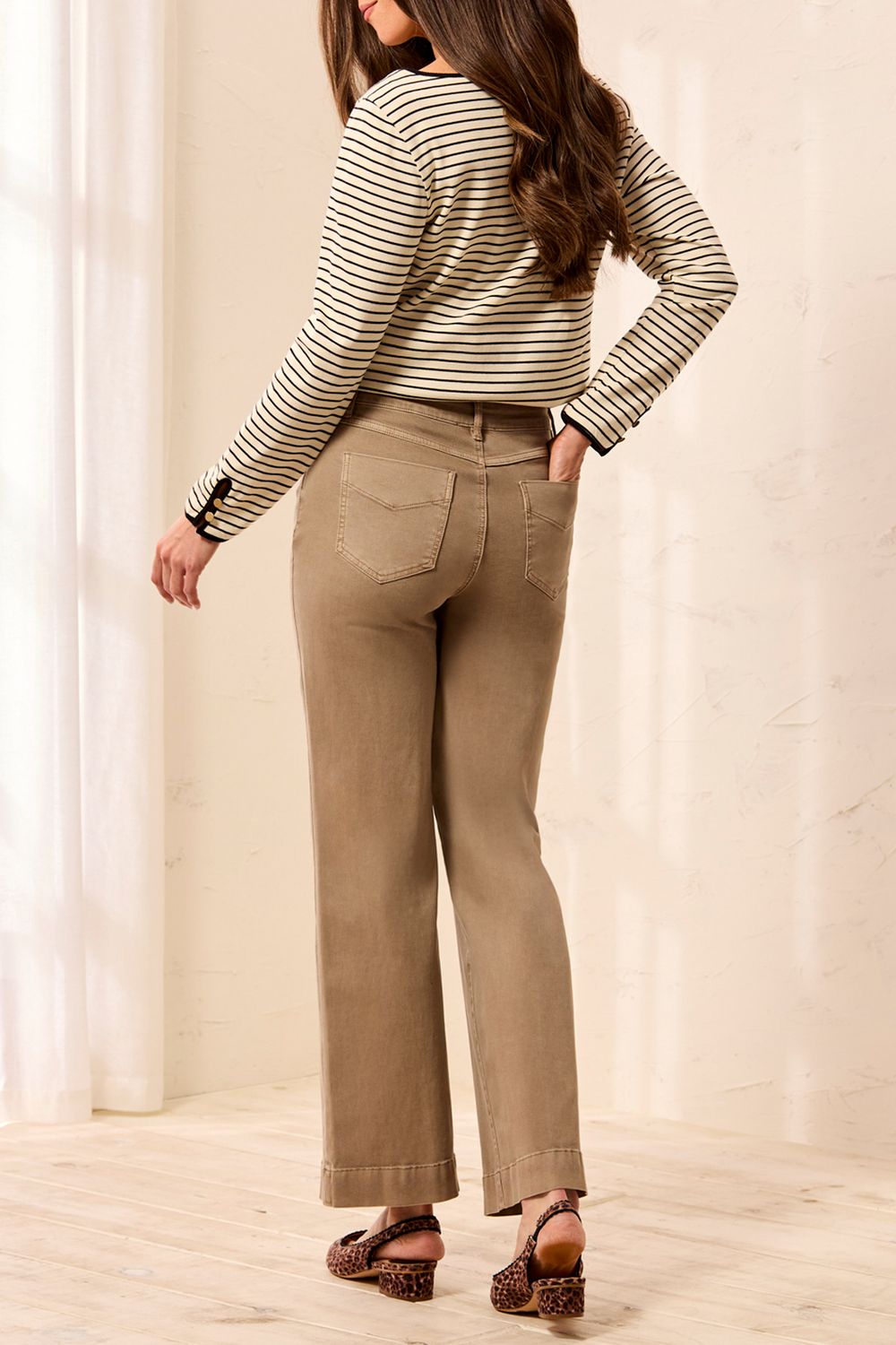 Pant Comfort Stretch Wide leg 5 pocket