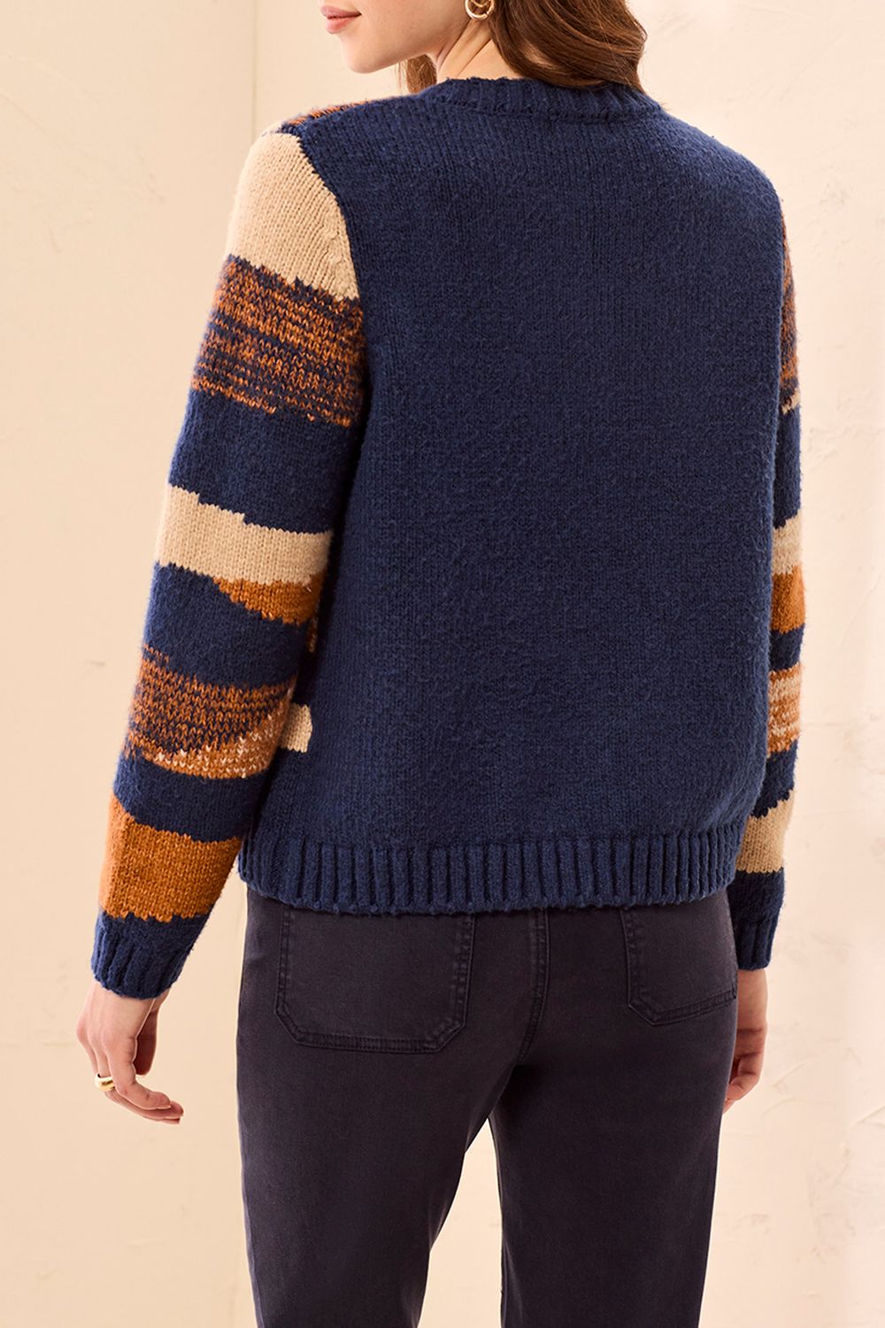 Sweater Cardigan L/S Crew Neck