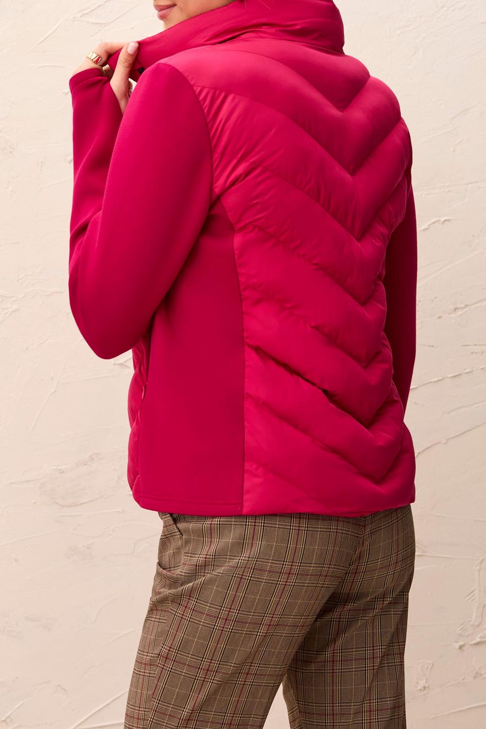 Jacket Puffer Zip Front with Removable Hood