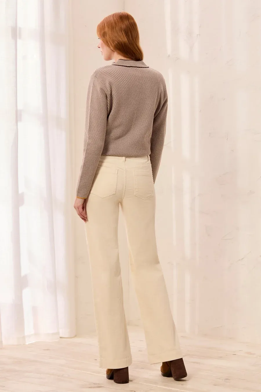 Pant Corduroy High Rise Wide  leg