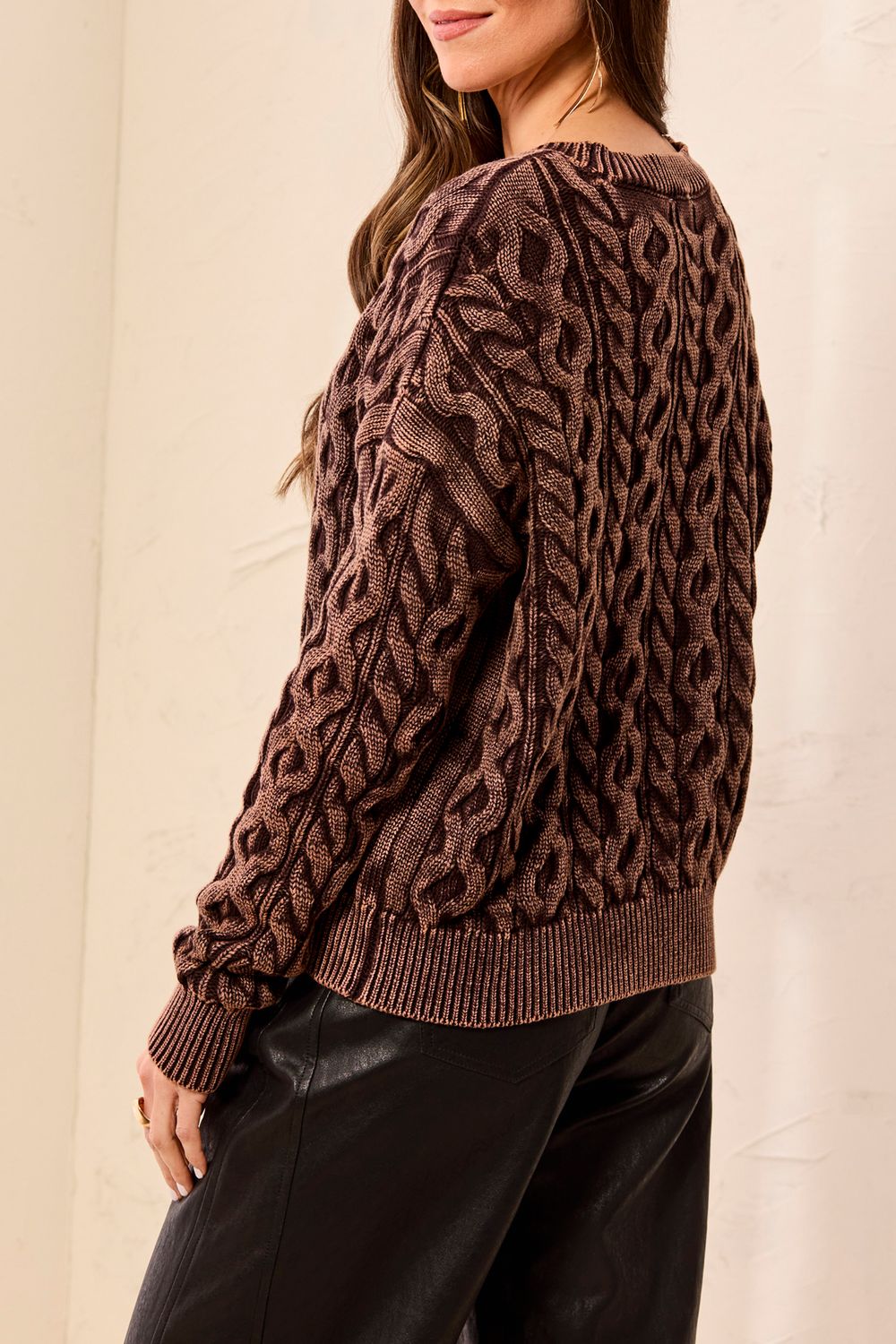 Sweater Special Wash Cable Knit