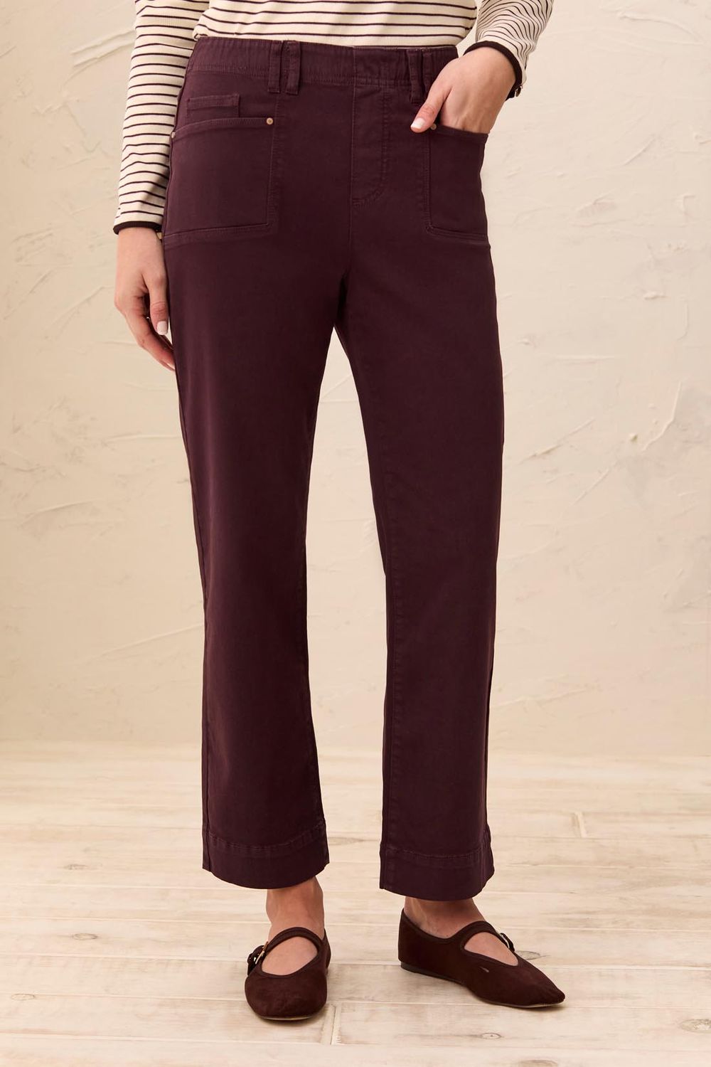 Pant 5 pocket Pull on Ankle