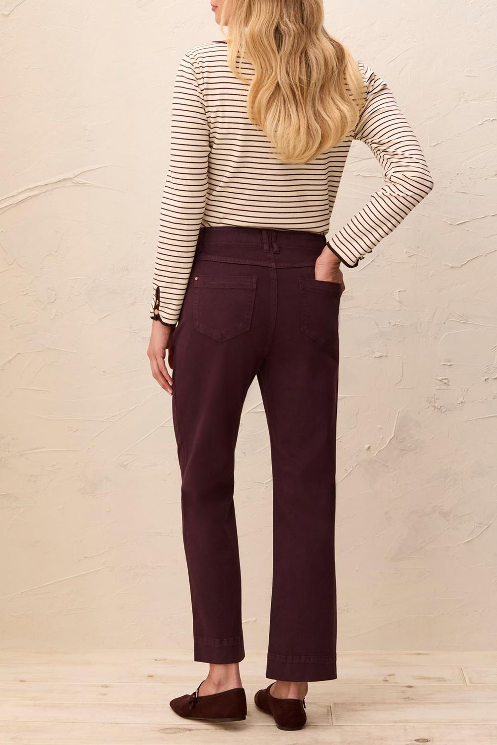 Pant 5 pocket Pull on Ankle