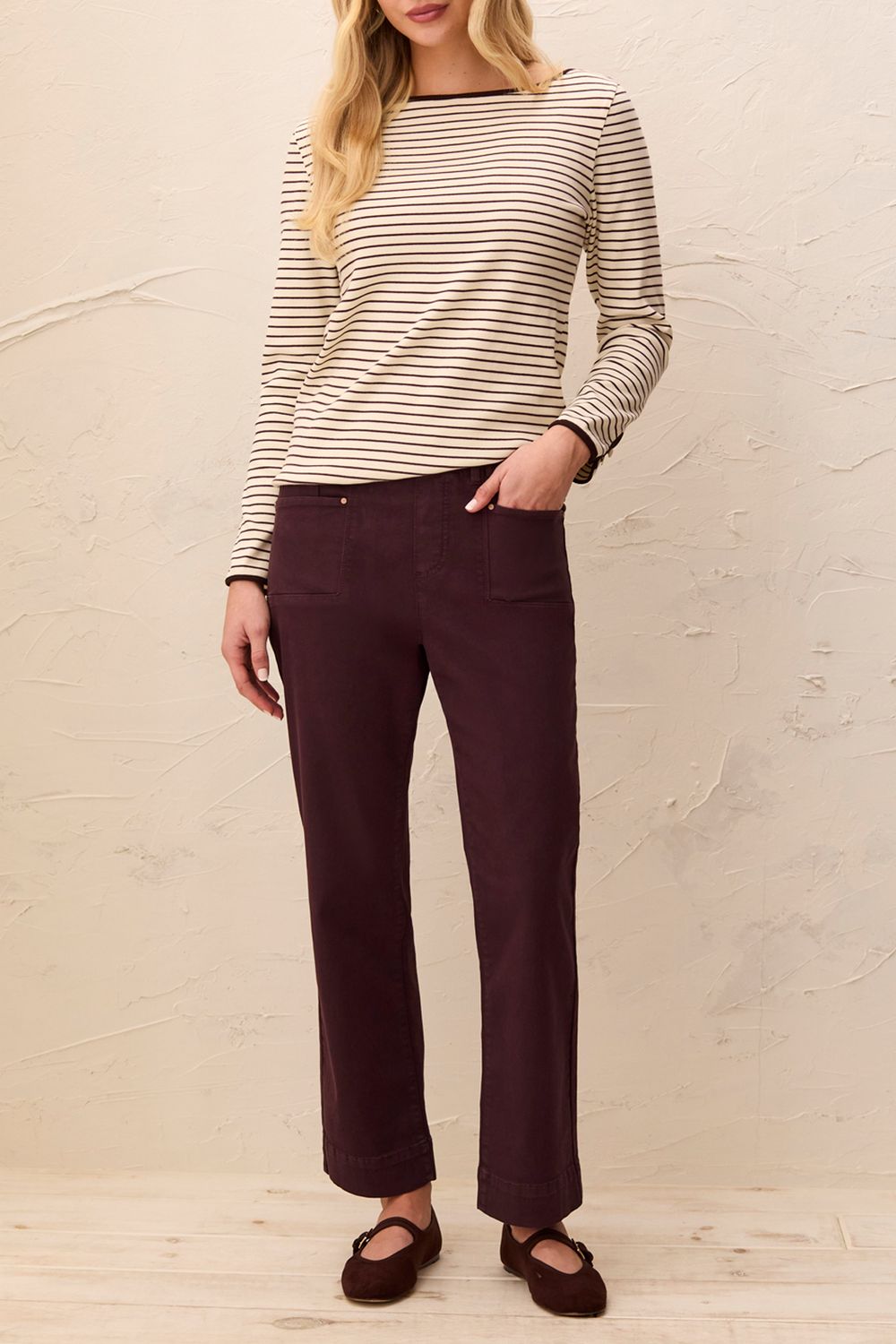 Pant 5 pocket Pull on Ankle