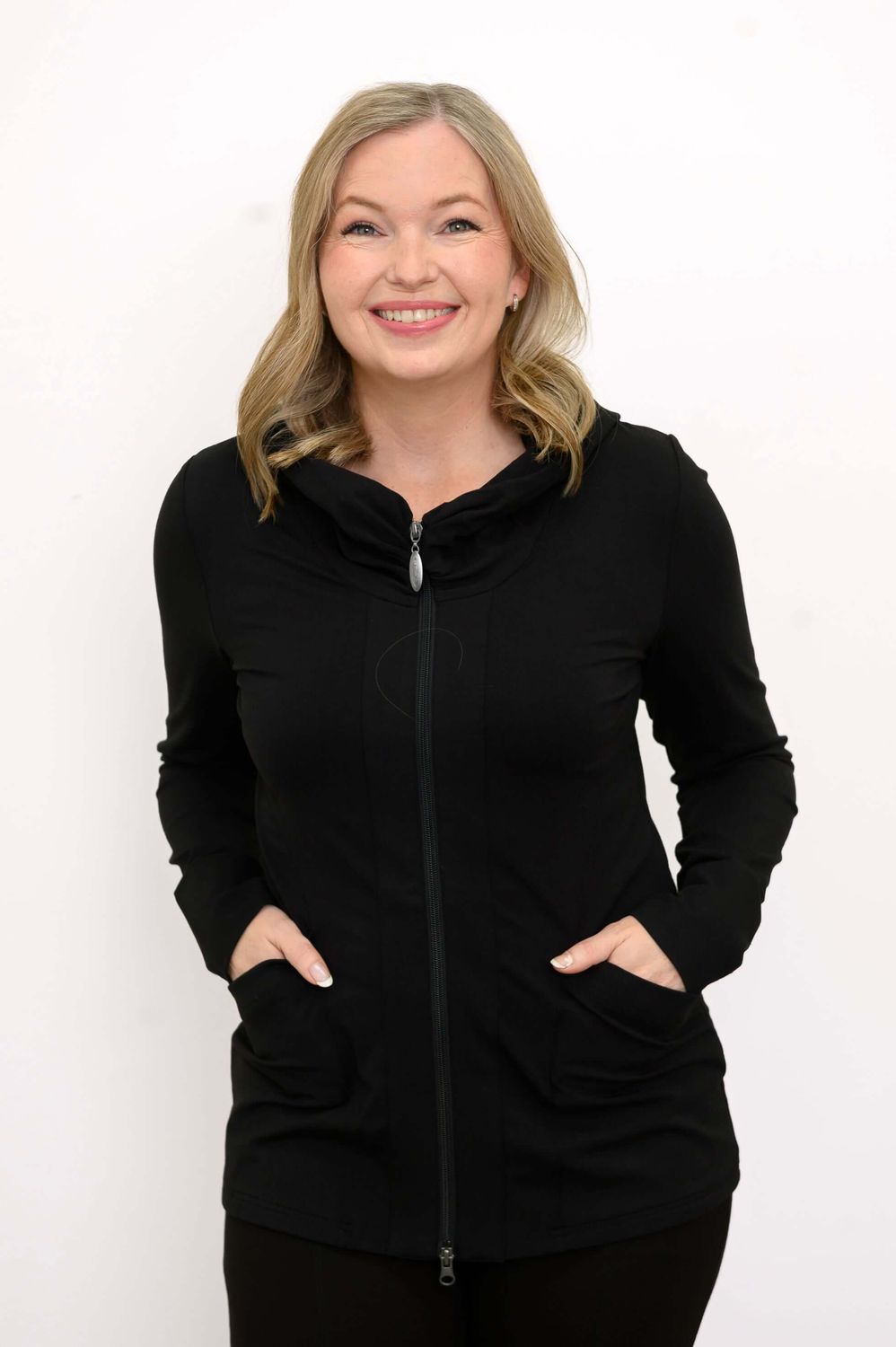Seymour Jacket, Black, Bamboo