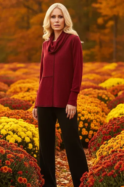 Top Cowl neck