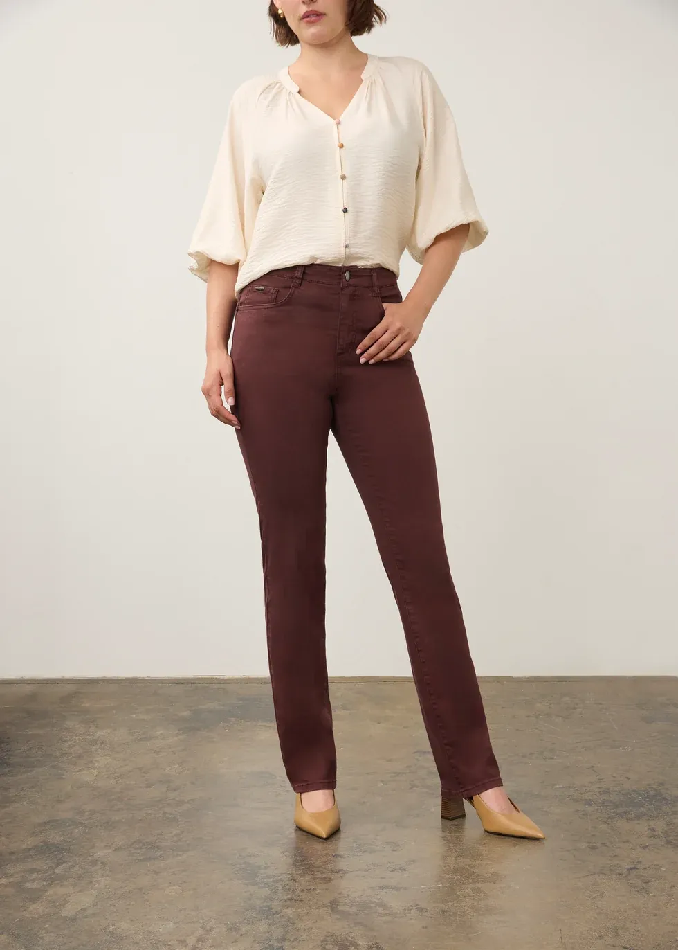 Pant Twill Straight Leg Suzanne fit