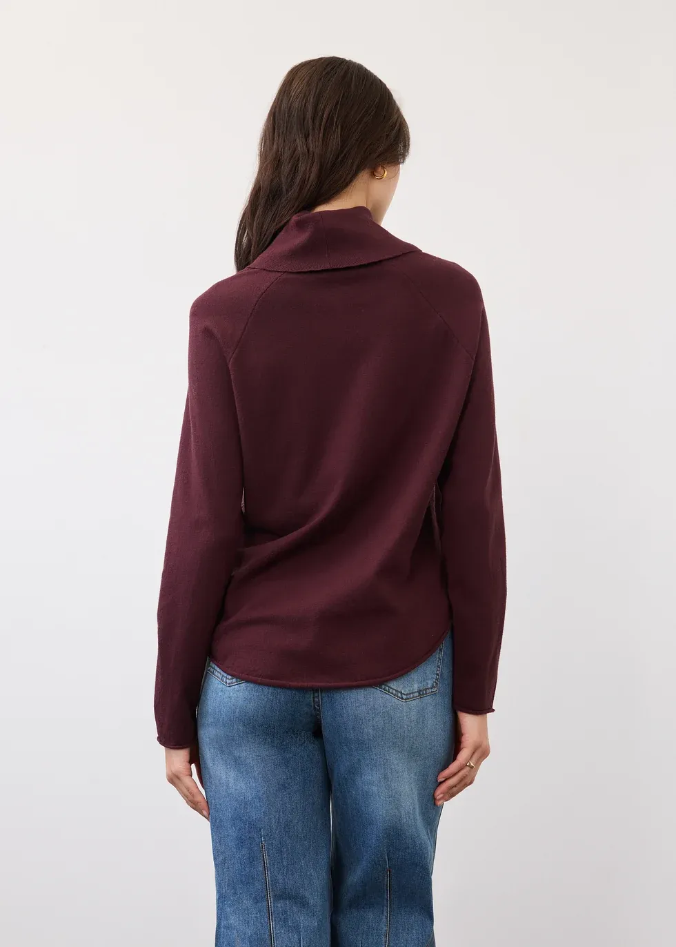 Sweater Cowl Neck 2 front Pockets