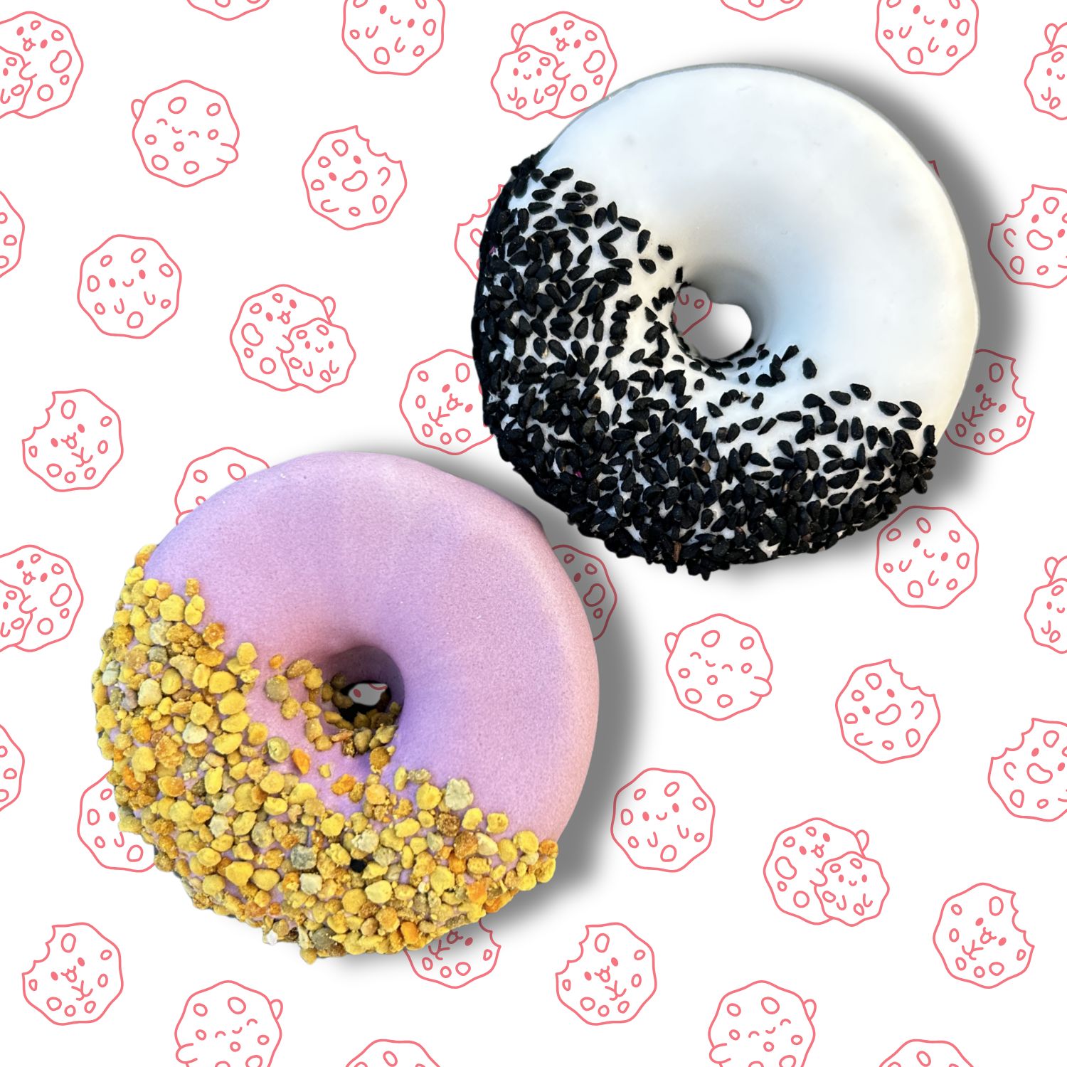 Donut pyłek pszczeli/czarnuszka
