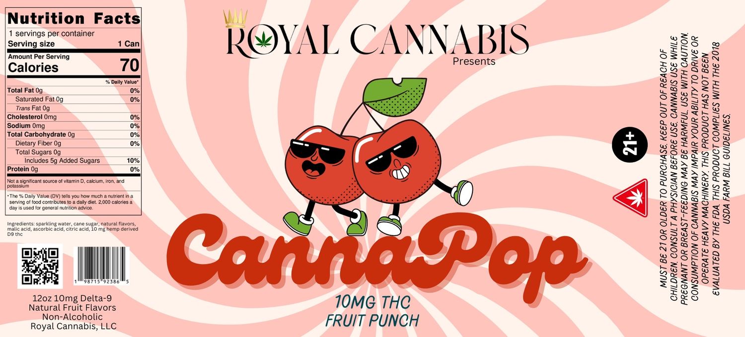 10mg THC CannaPop Fruit Punch