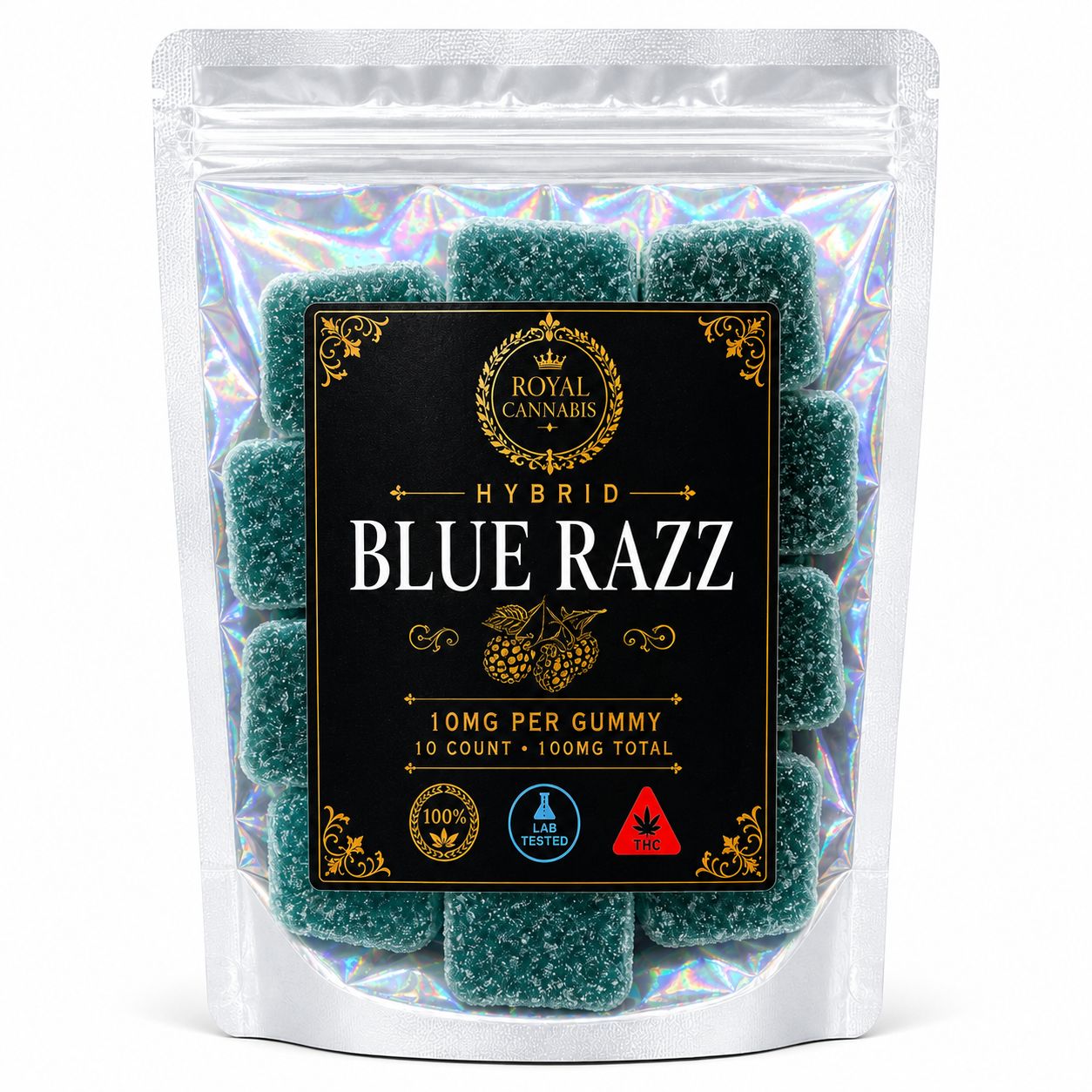 Blue Razz Gummies — Hybrid