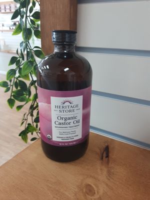 Organic Castor Oil, 16 oz.