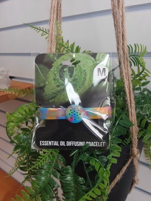 Essential Oil bracelet,  rainbow