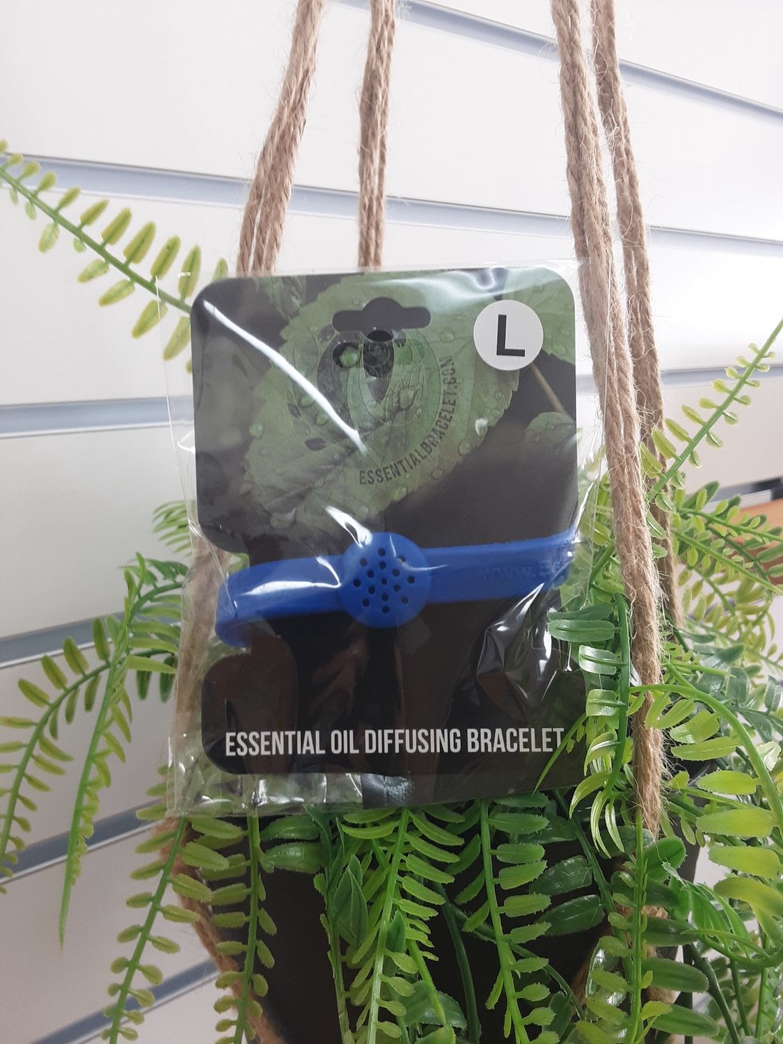 Essential Oil bracelet, blue