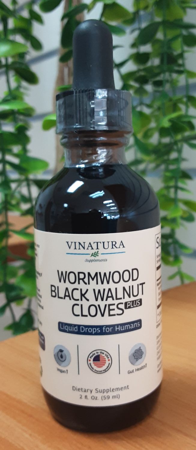 Wormwood,  Black Walnut,  C.oves 2 oz