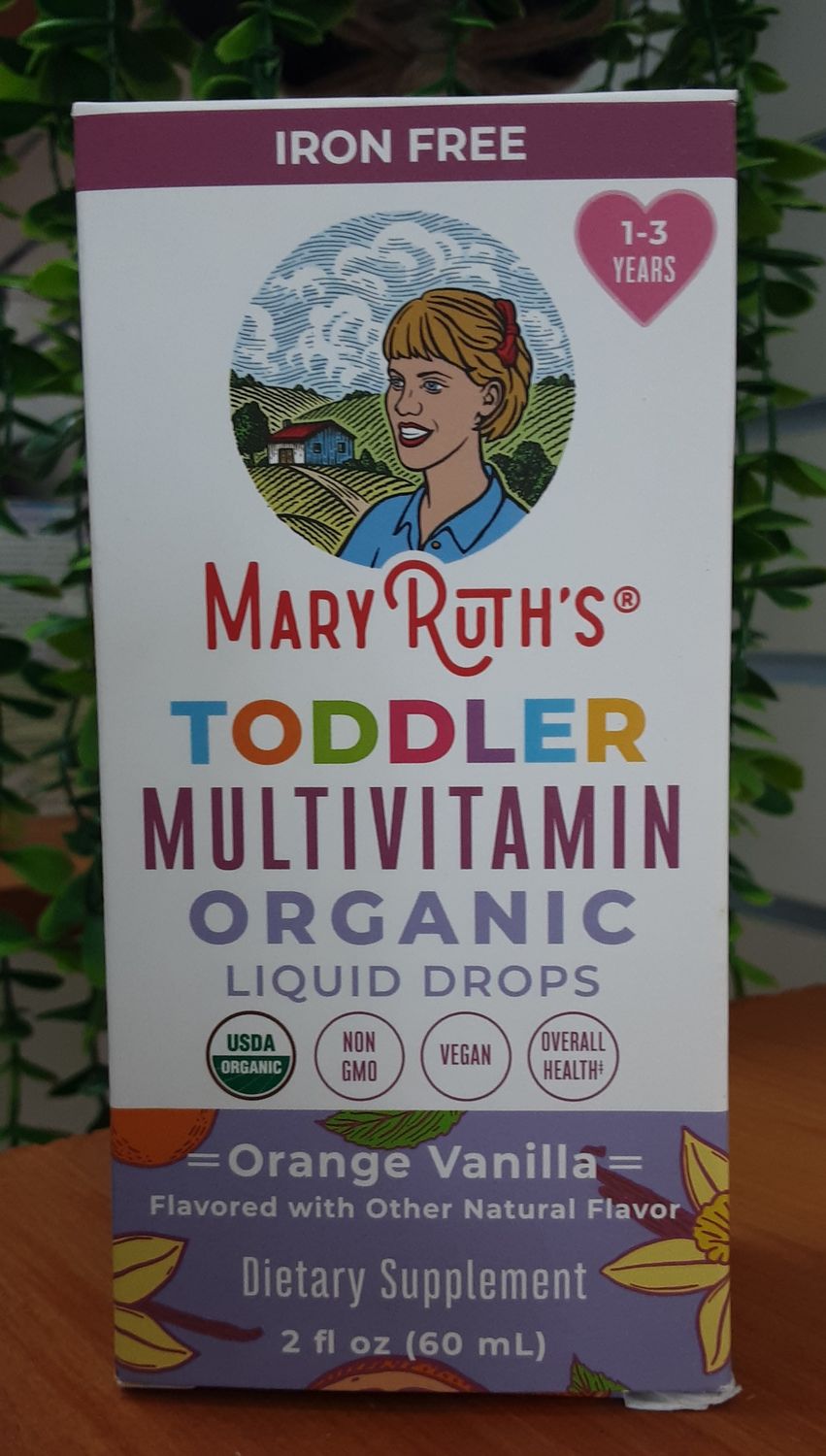 Toddler Multivitamin drops, Orange Vanilla