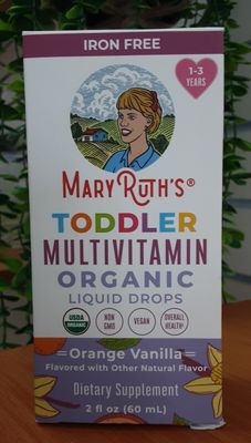 Toddler Multivitamin drops, Orange Vanilla