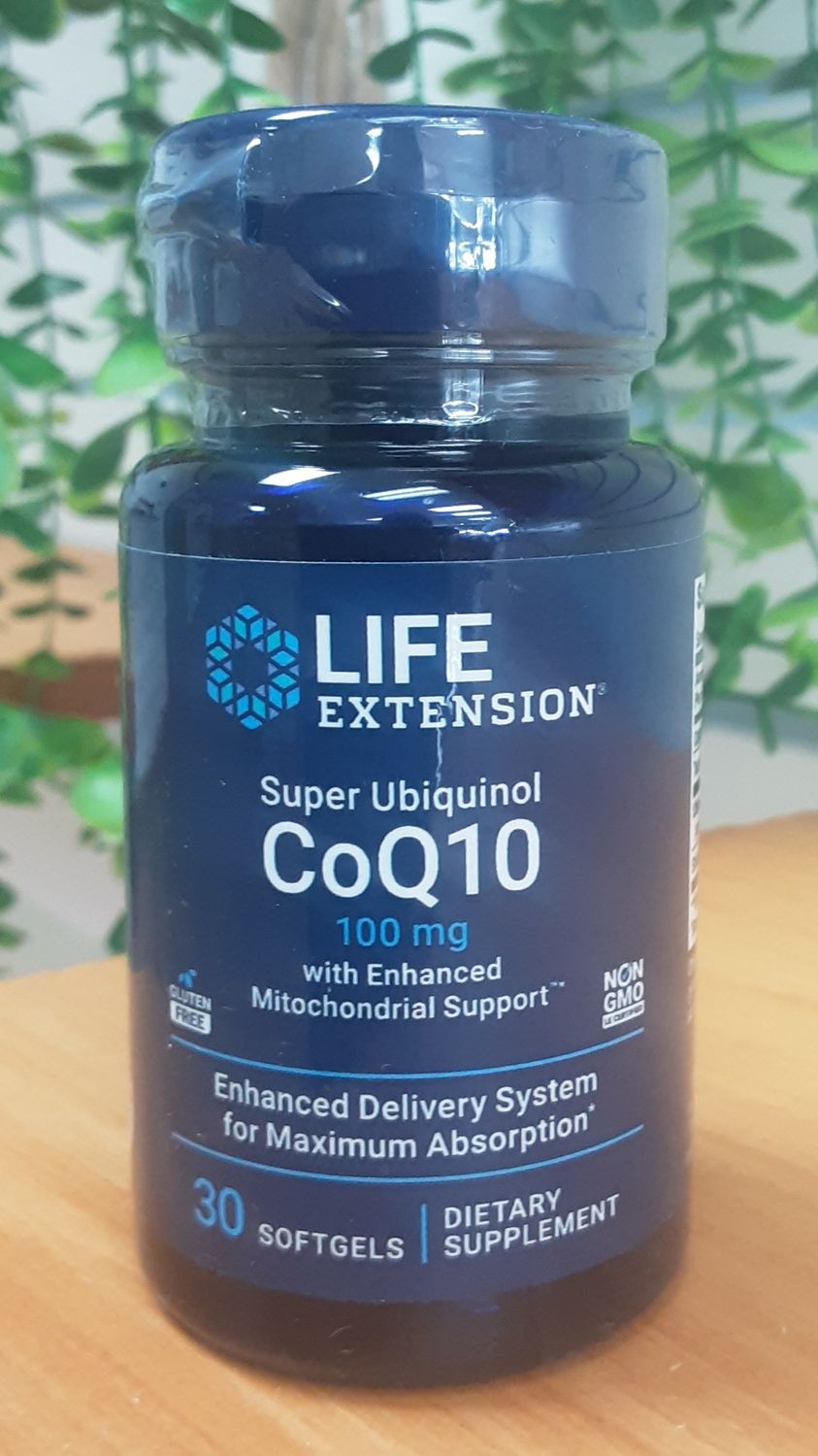 CoQ10, Super Ubiquinol 100 mg.