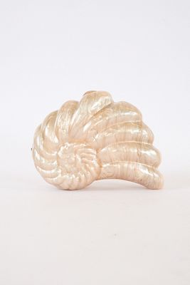Indi Acrylic Shell Clutch