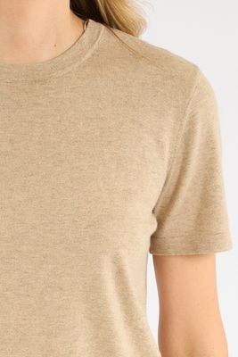 Cotton Cashmere Short Sleeve Tee