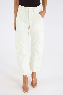 Marcelle Low Slung Cargo in Sateen