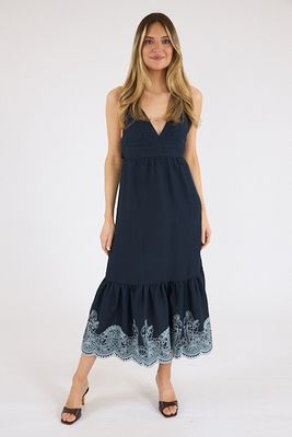 Embroidered Felton Dress