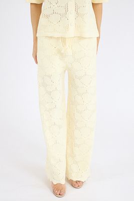 Floral Crochet Pants