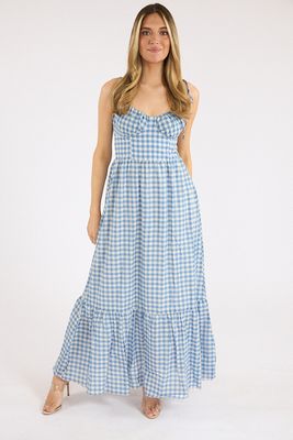 Gingham Maxi Dress