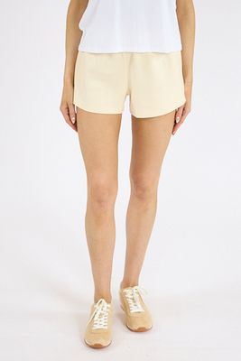 Mikayla Travel Striped Short Custard
