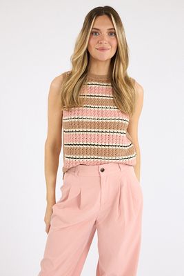 Deeley Stripe Stitch Tank