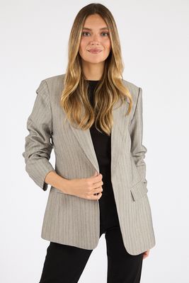 Scrunch Sleeve Blazer