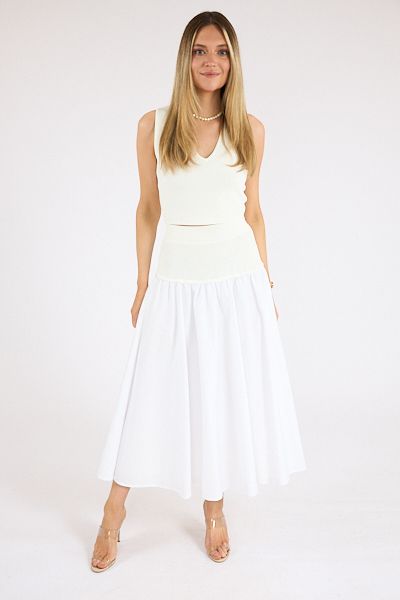 Saira Knit Set White