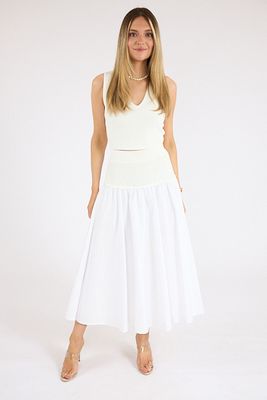 Saira Knit Set White