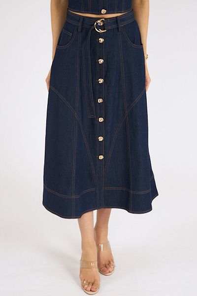 Saro Denim Skirt
