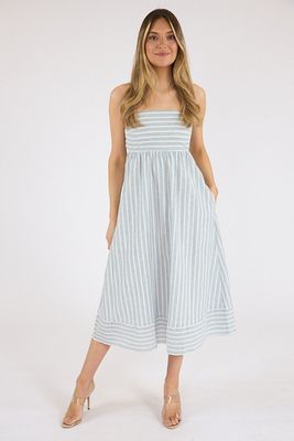 Slate Stripe Kenny Dress