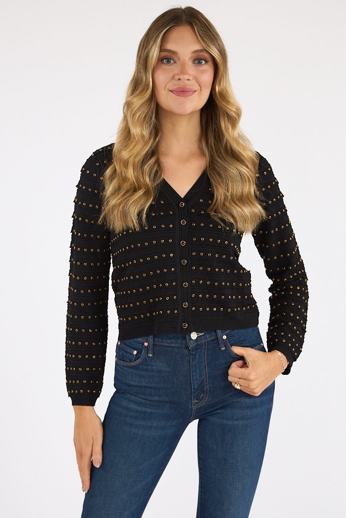 Anna Studded Cardigan