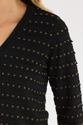 Anna Studded Cardigan