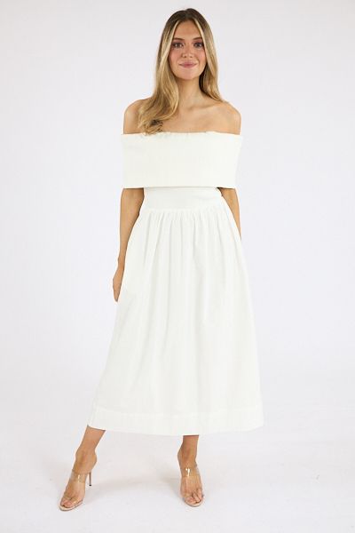 Marjorie Mixed Media Dress