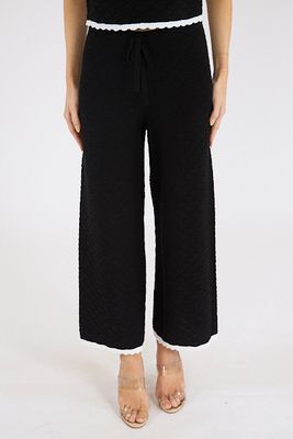 Teddy Diamond Knit Crop Pants
