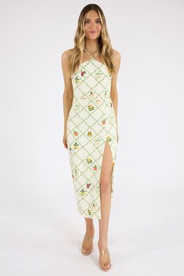 Abby Midi Dress Almond