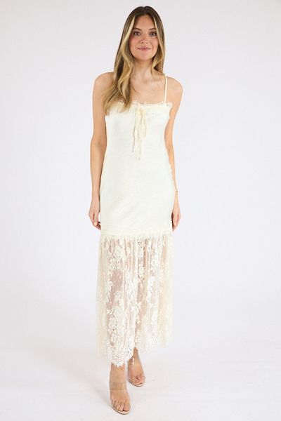 Peche Dress Ivory