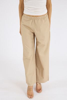 Elastic Wide Leg Pant