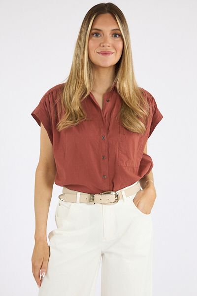 Lexi Shirt in Cinnabar