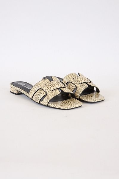 Holly Flat Sandal Natural