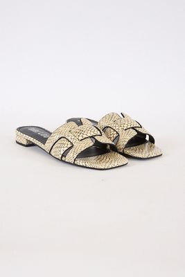 Holly Flat Sandal Natural