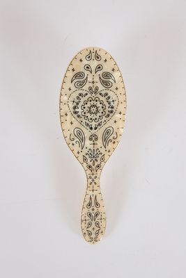 Hand Painted Hair Day Brush
