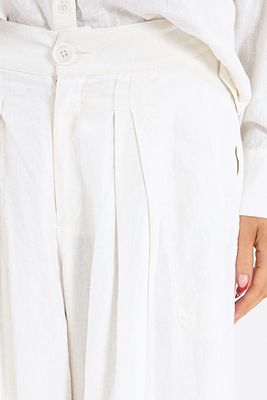 Linen Irene Pants White