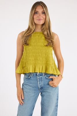 Leota Top Green Envy
